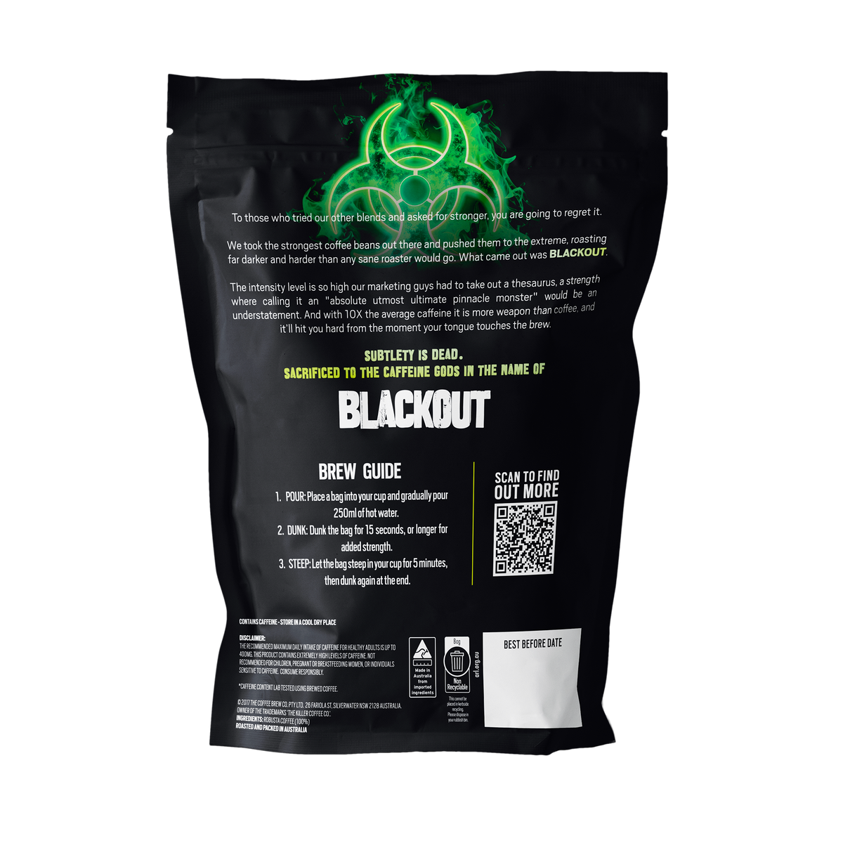 Blackout Bundle - Capsules + Dunk Bags