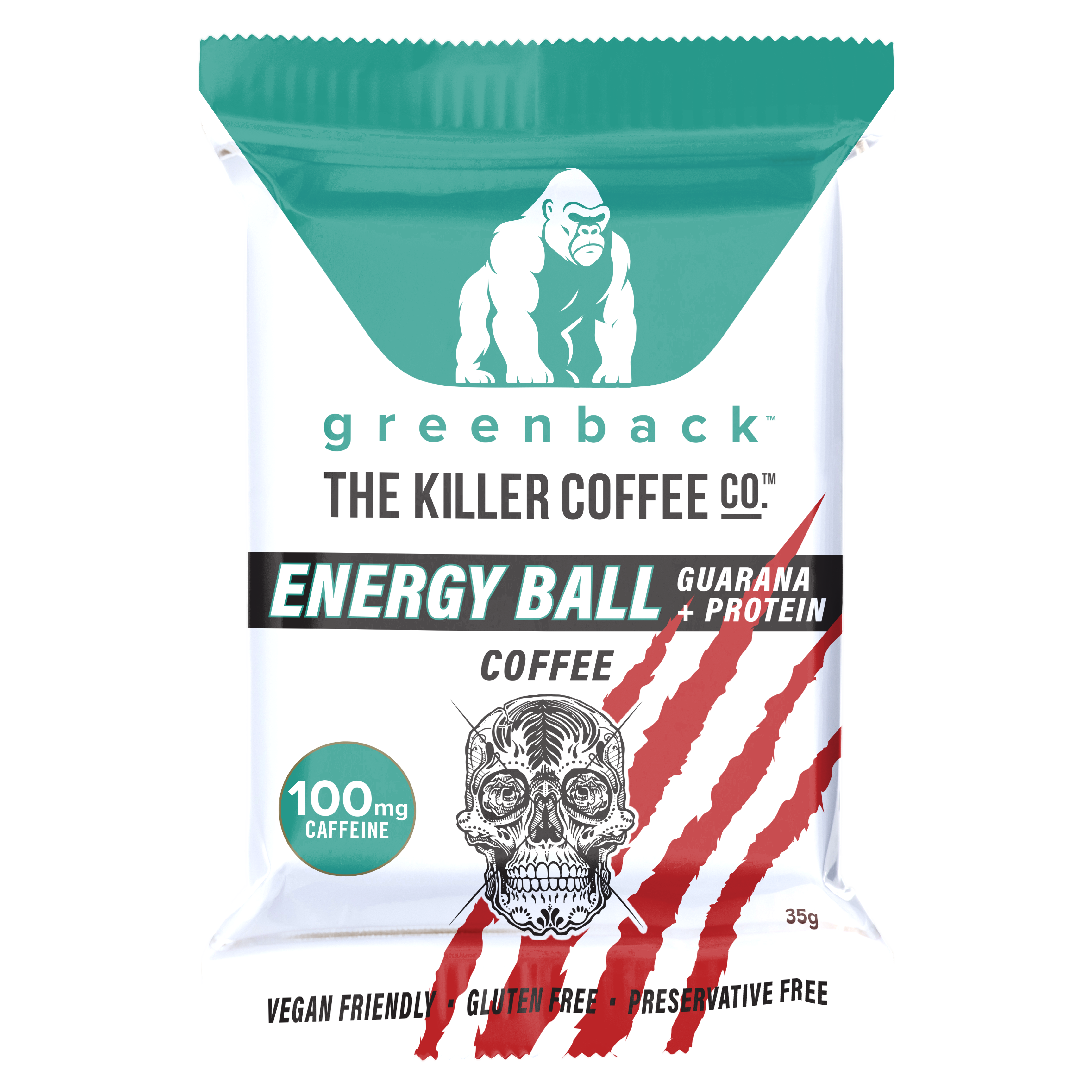 Killer Coffee X Greenback Protein Energy Balls - 10 Pack