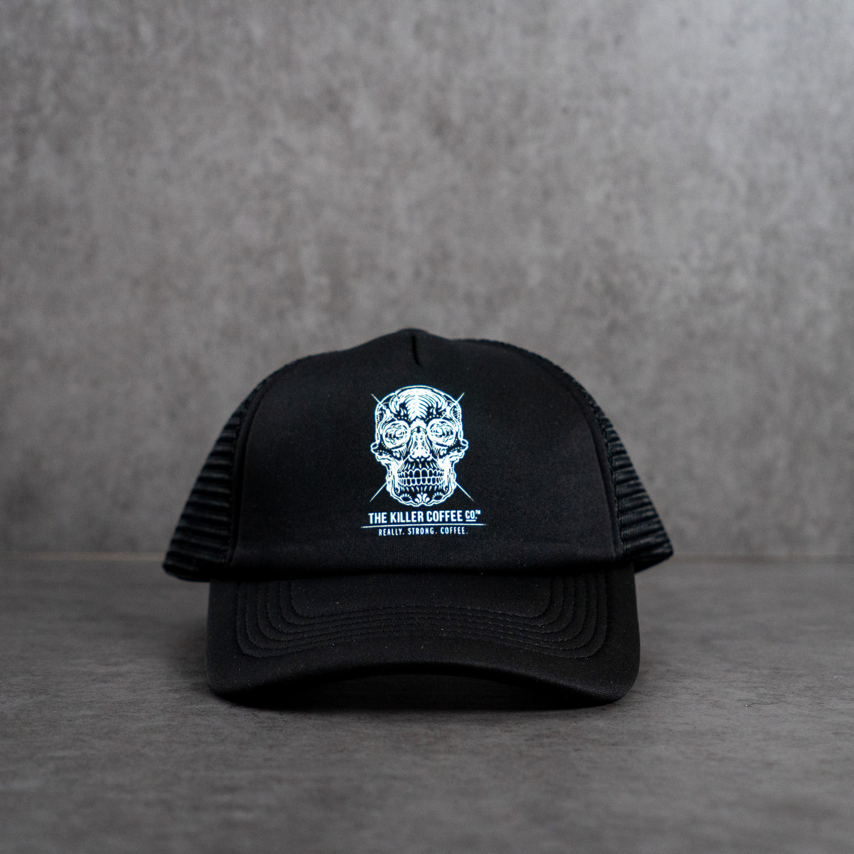 Black Trucker Cap