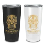stainless steel double-walled killer coffee tumbler