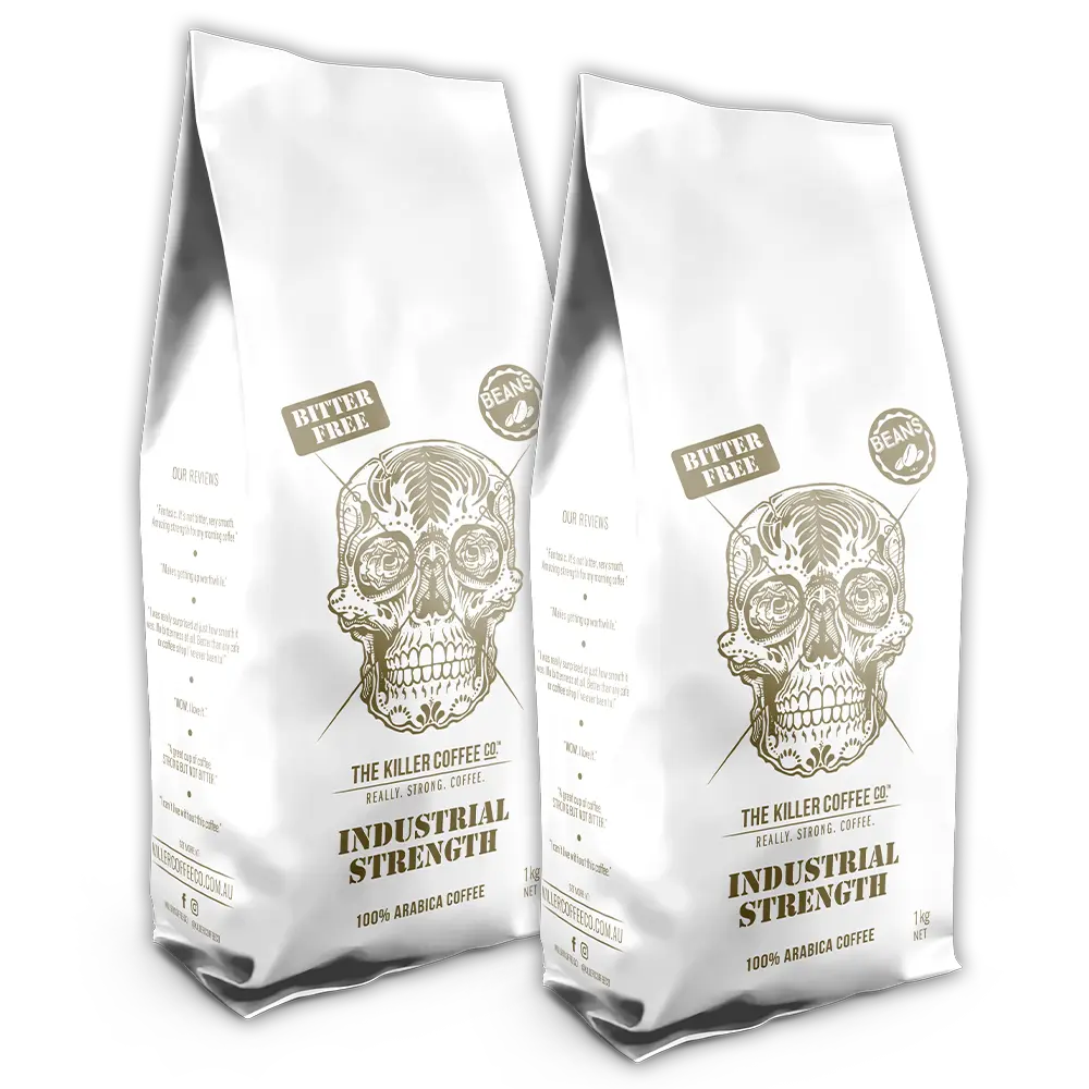Double pack Killer Coffee industrial strength 1kg