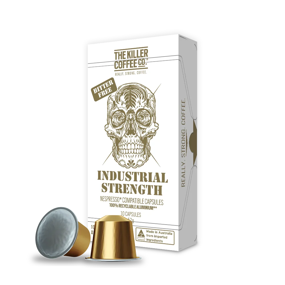 Industrial Strength Killer Coffee Nespresso-Compatible Capsules