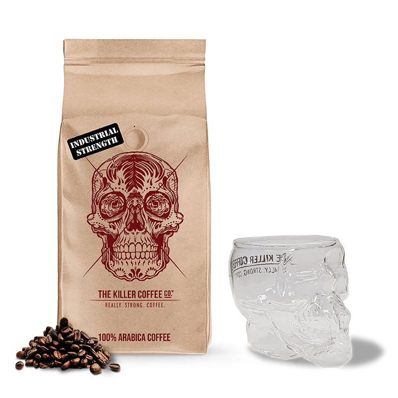 Download Killer Coffee Skull Glass Bundle Killer Coffee Co