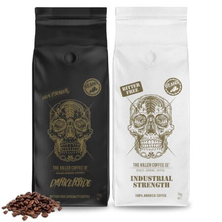 Killer Coffee Beans Challenge Pack Industrial Strength and Darkerside 1kg