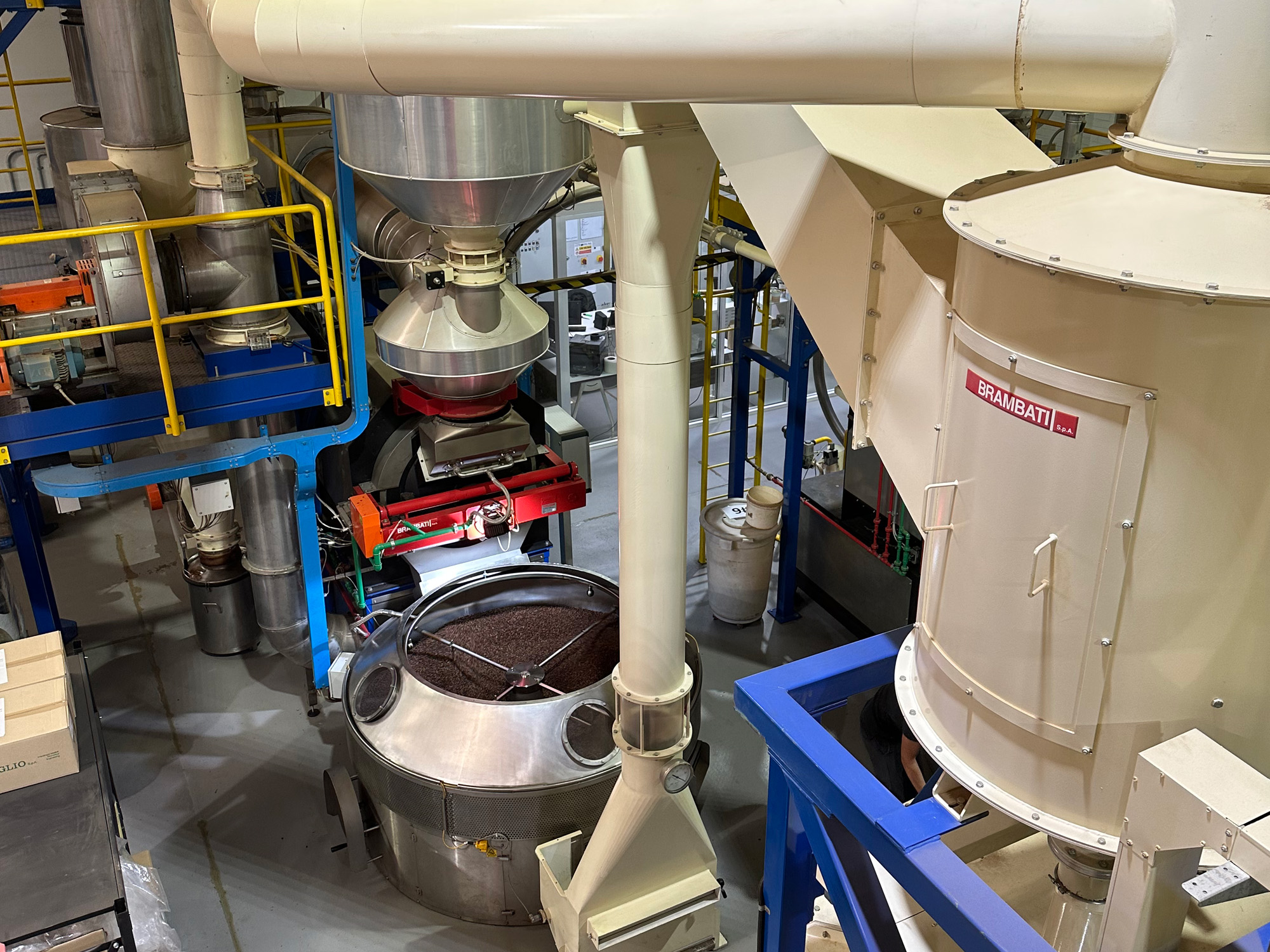 roastery high angle photo